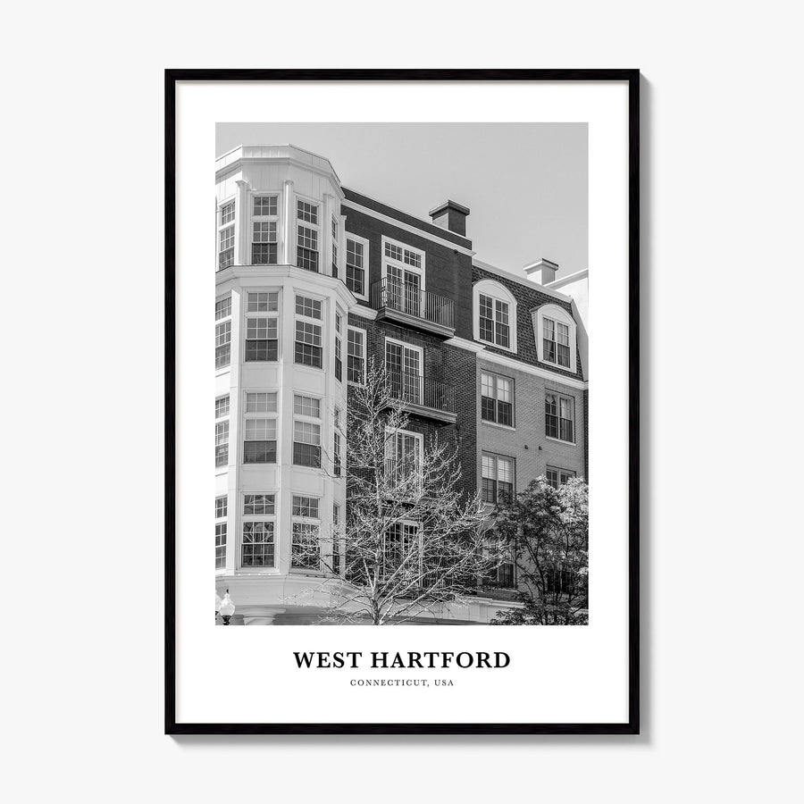 West Hartford Classic Poster, framed poster mockup