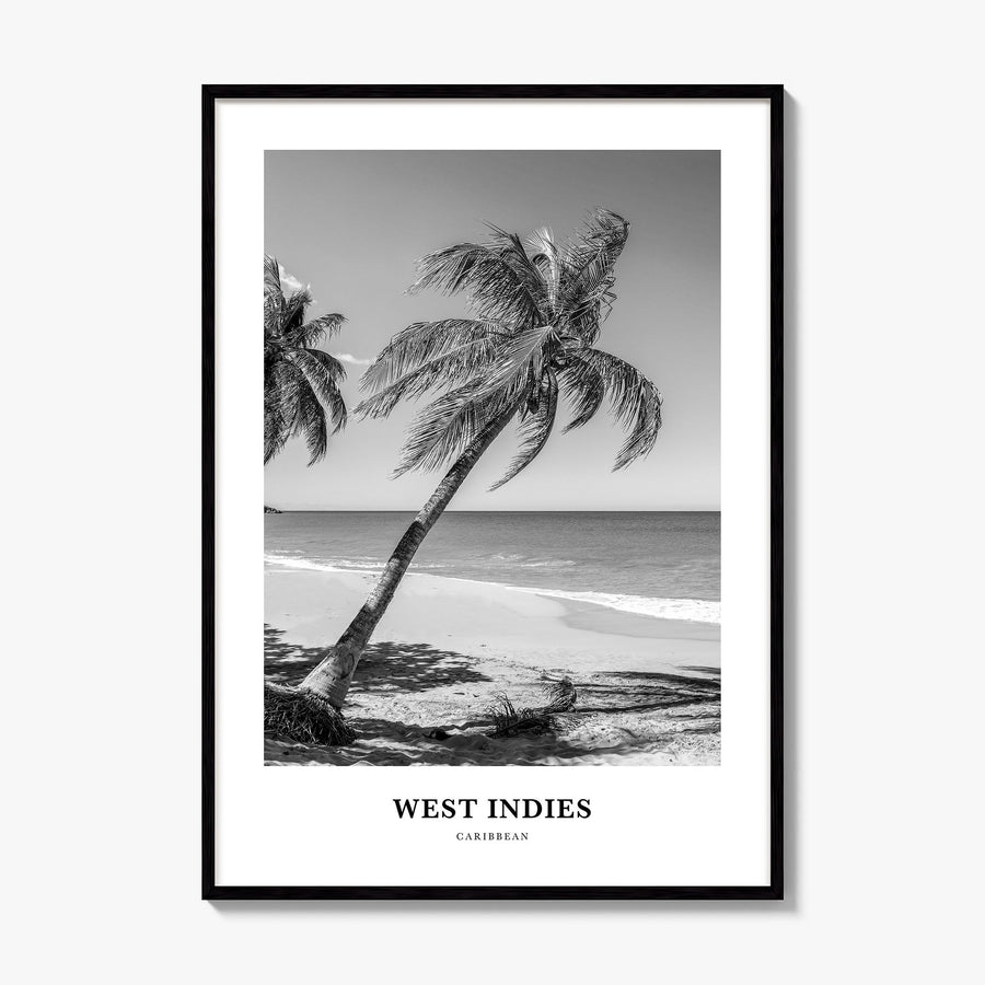 West Indies Classic Poster, framed poster mockup