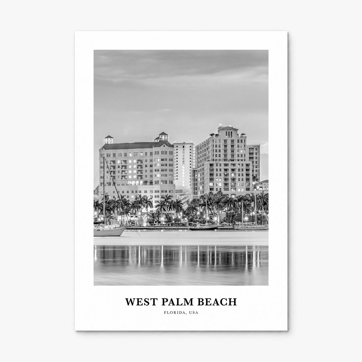 West Palm Beach Classic No 2 Poster, print only (unframed)
