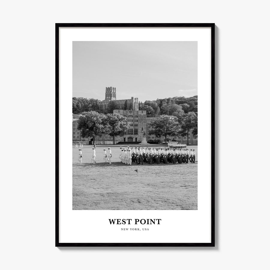 West Point Classic Poster, framed poster mockup