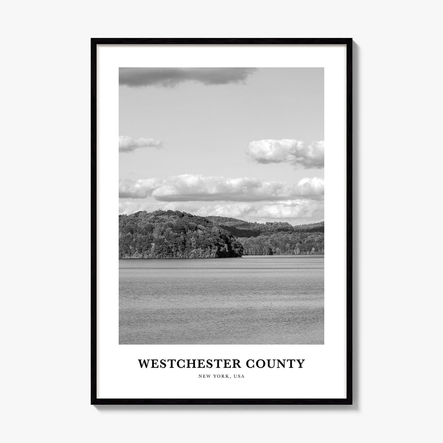 Westchester County Classic Poster, framed poster mockup