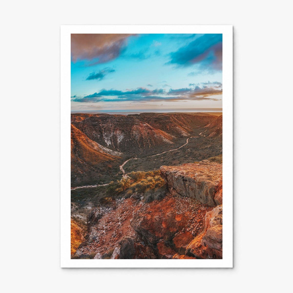 Western Australia Photo Poster, print only (unframed), white border