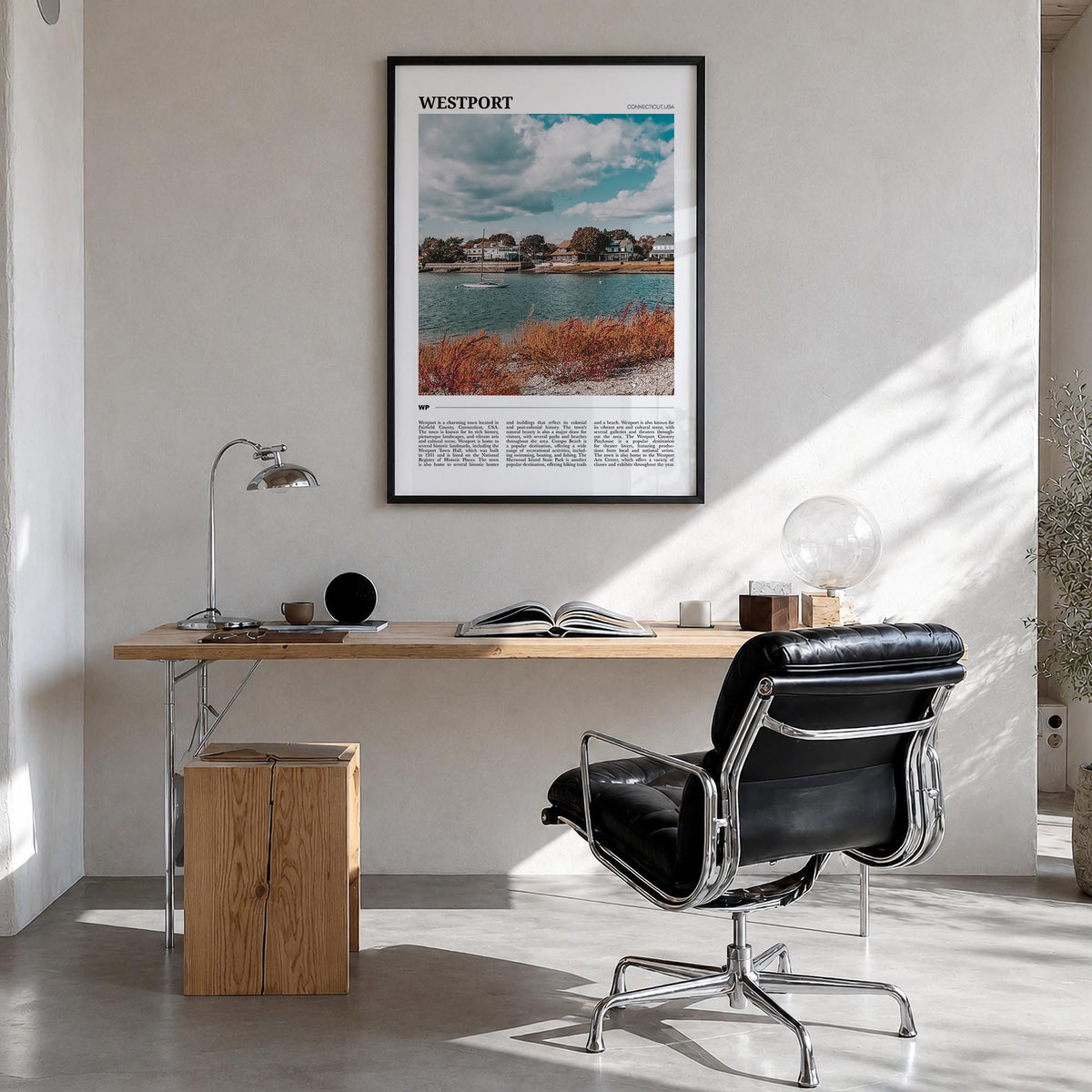 Westport, Connecticut Travel Poster