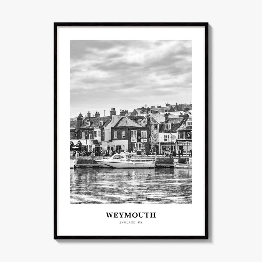 Weymouth Classic Poster, framed poster mockup