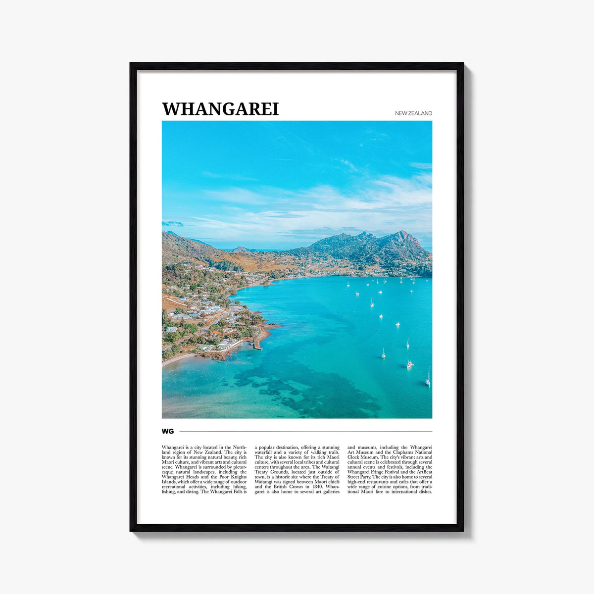 Whangārei Travel Poster