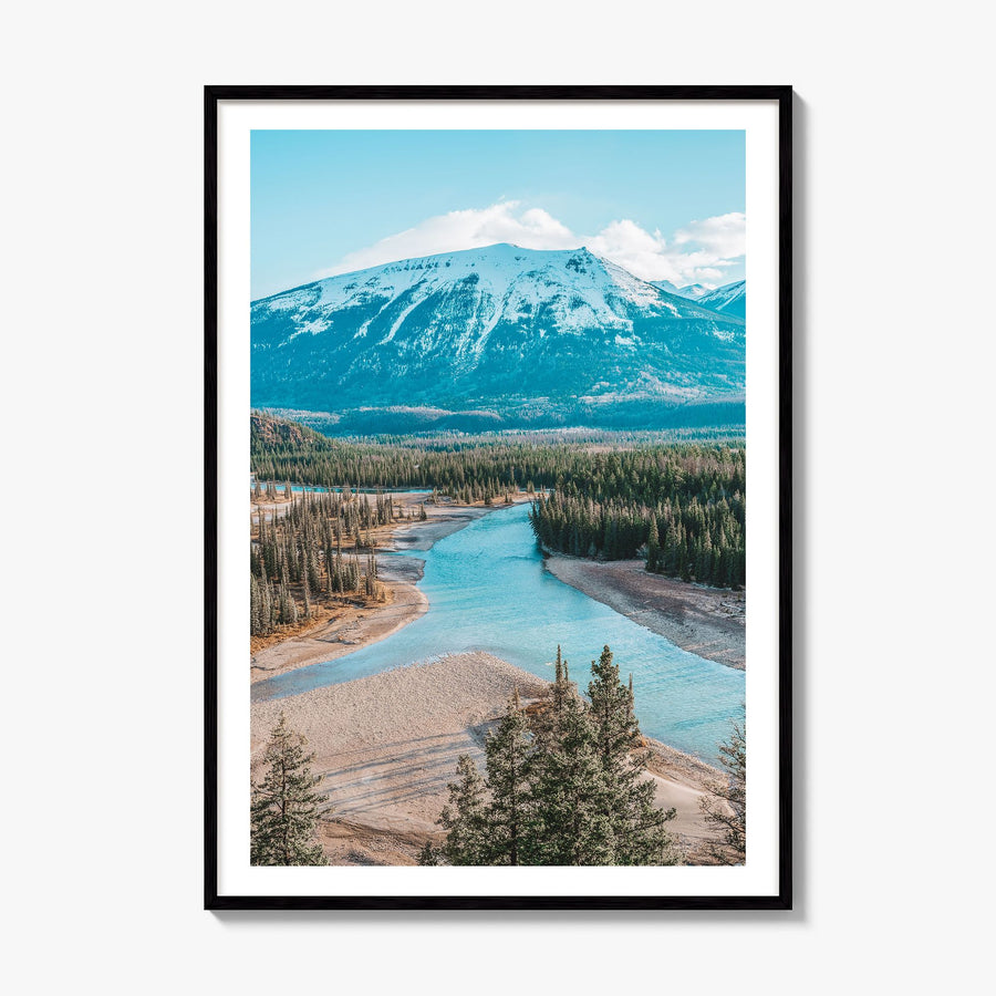 Whistler Photo Poster, framed poster mockup, white border