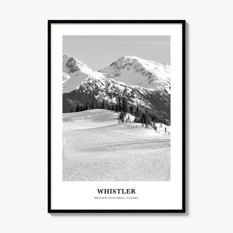 Whistler Classic Poster, framed poster mockup