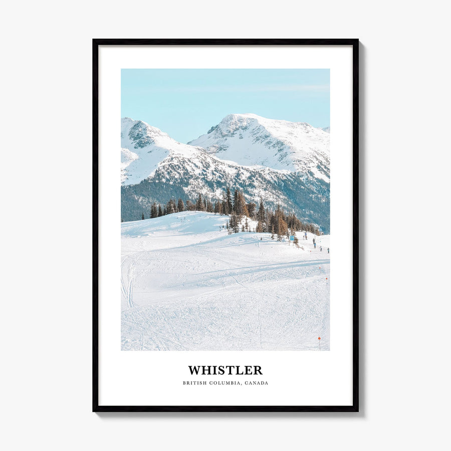 Whistler Classic Poster, framed poster mockup
