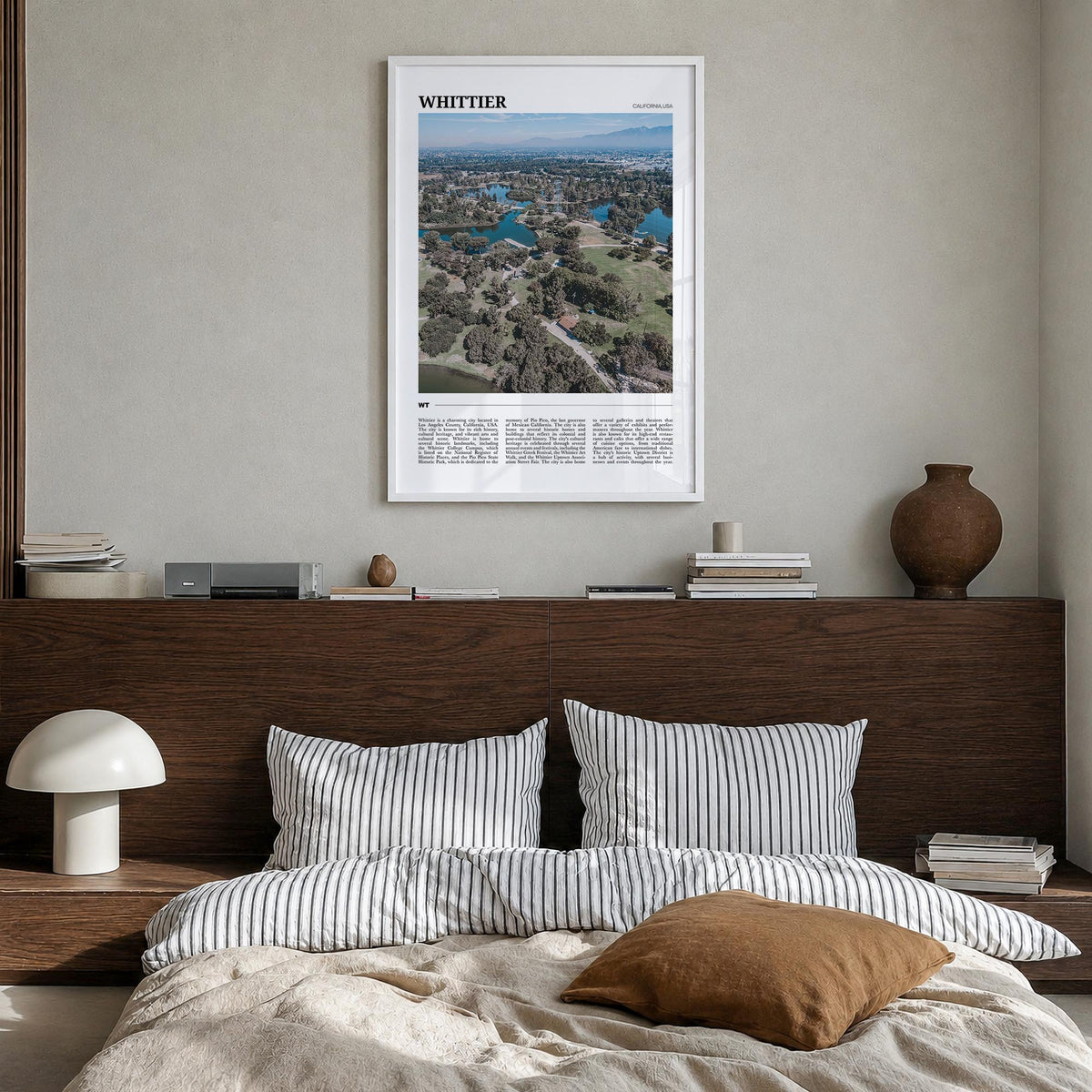 Whittier, California Travel Poster