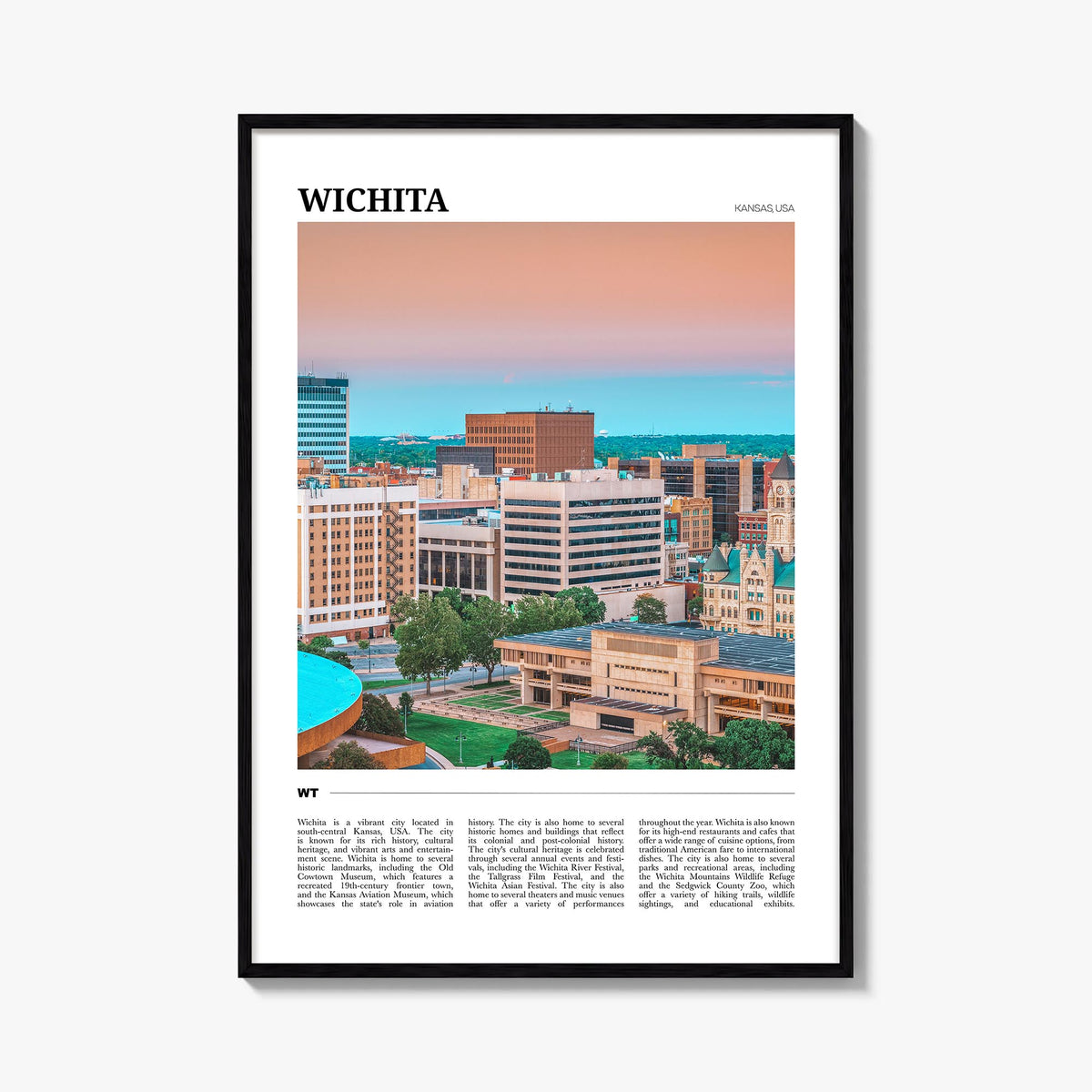 Wichita Travel Poster