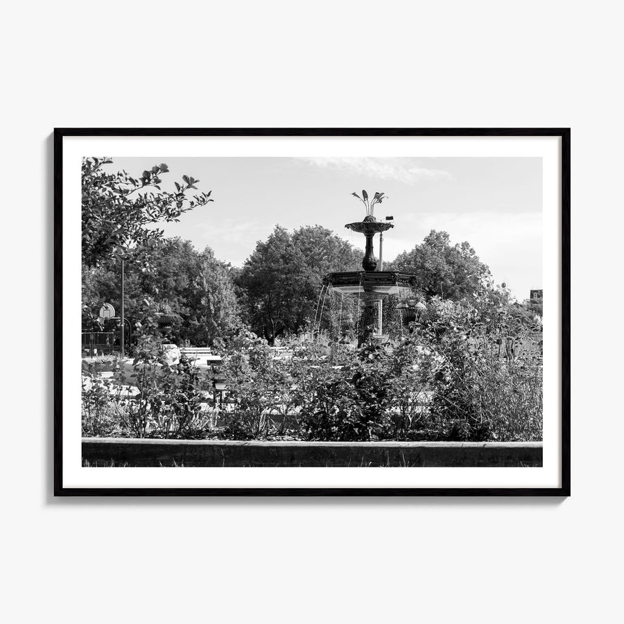 Wicker Park Photo Poster, framed poster mockup, white border