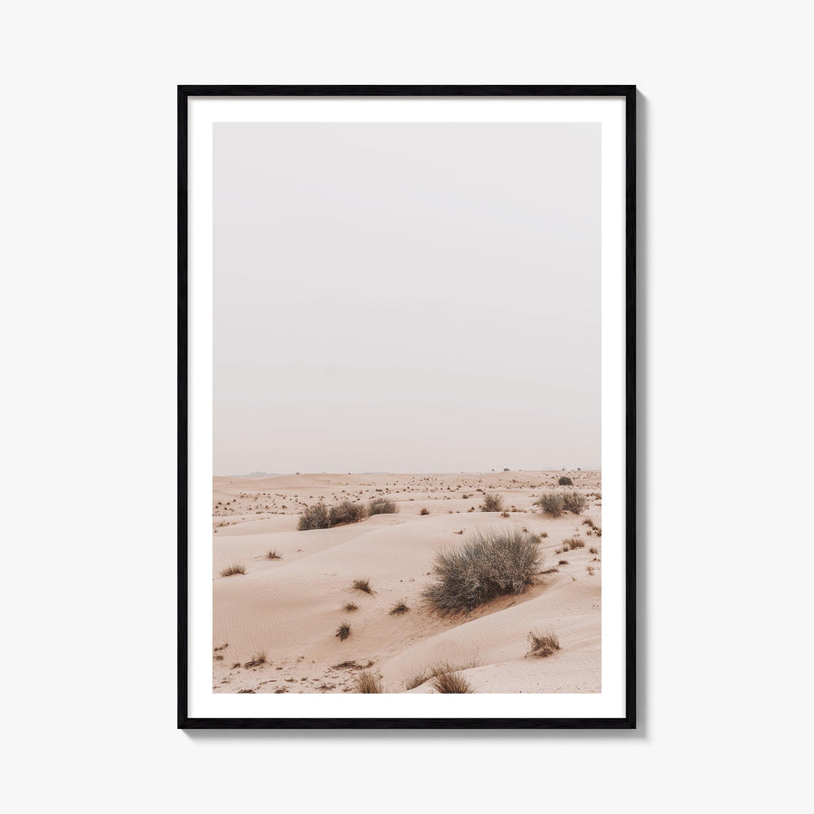 Wild Desert colorful photo poster – vertical wall art, unframed print shown in interior mockup