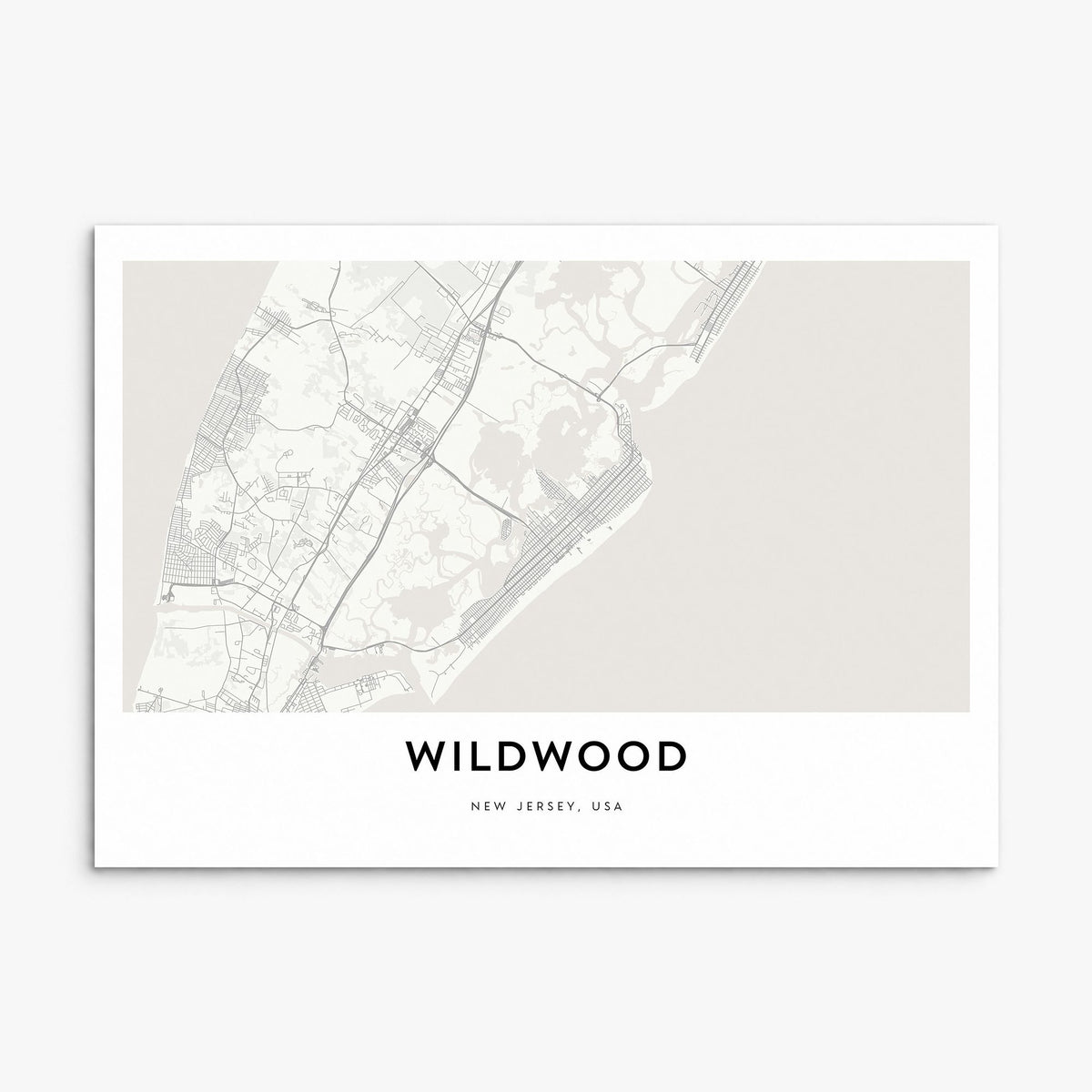 Wildwood Map Poster, print only (unframed)