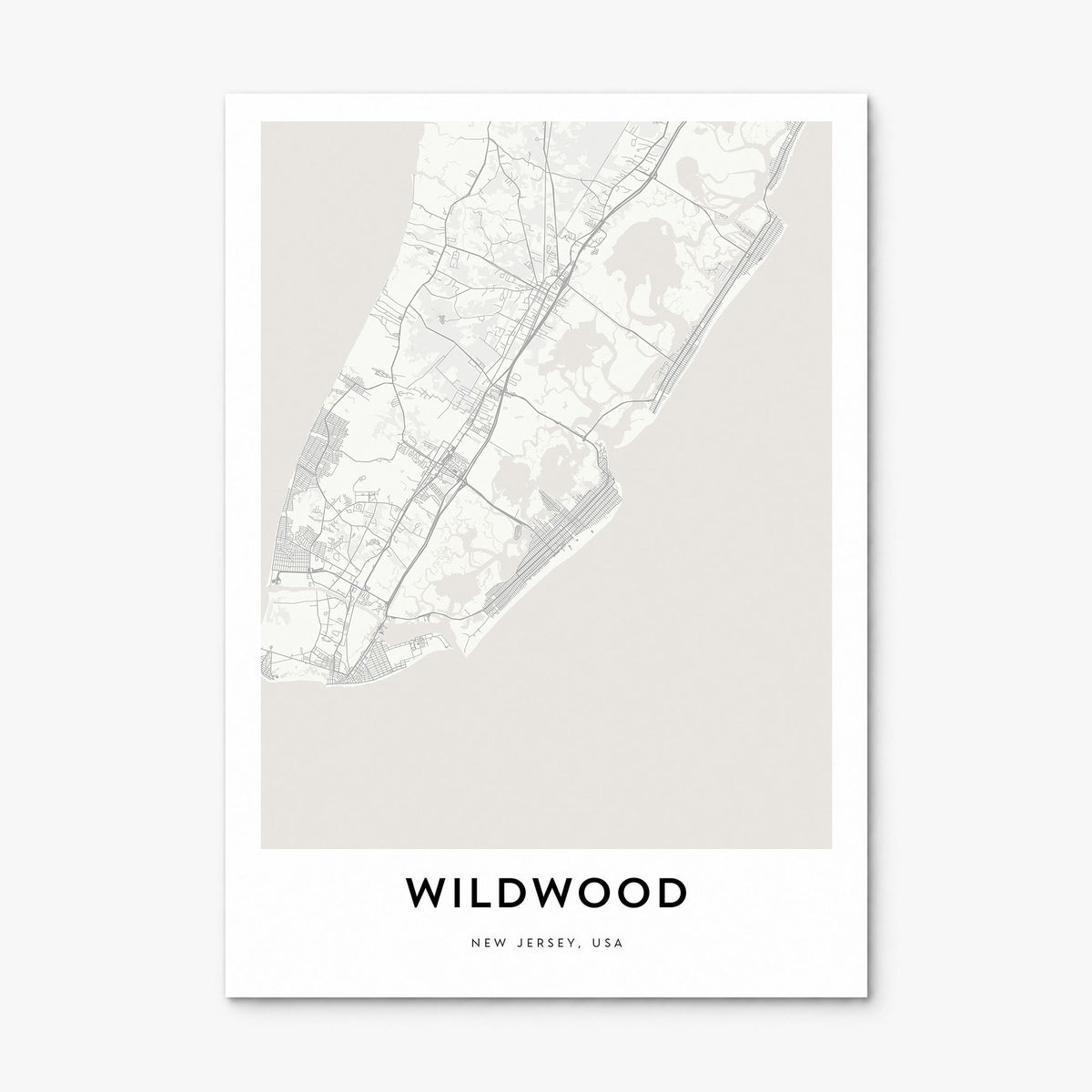 Wildwood Map Poster, print only (unframed)