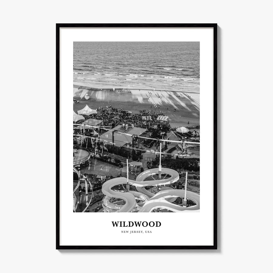 Wildwood Classic Poster, framed poster mockup