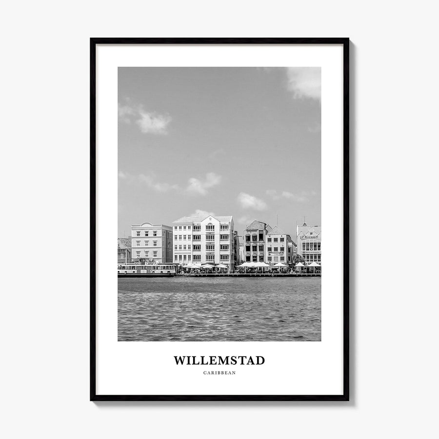 Willemstad Classic Poster, framed poster mockup