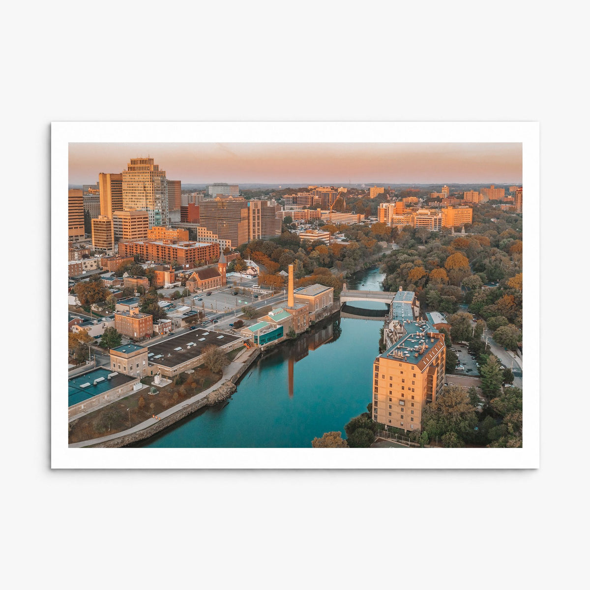 Wilmington, Delaware Photo Poster, print only (unframed), white border