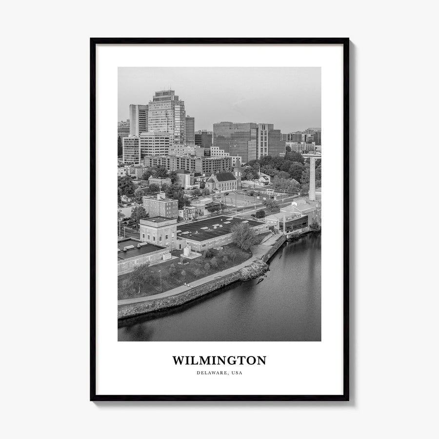 Wilmington, Delaware Classic Poster, framed poster mockup