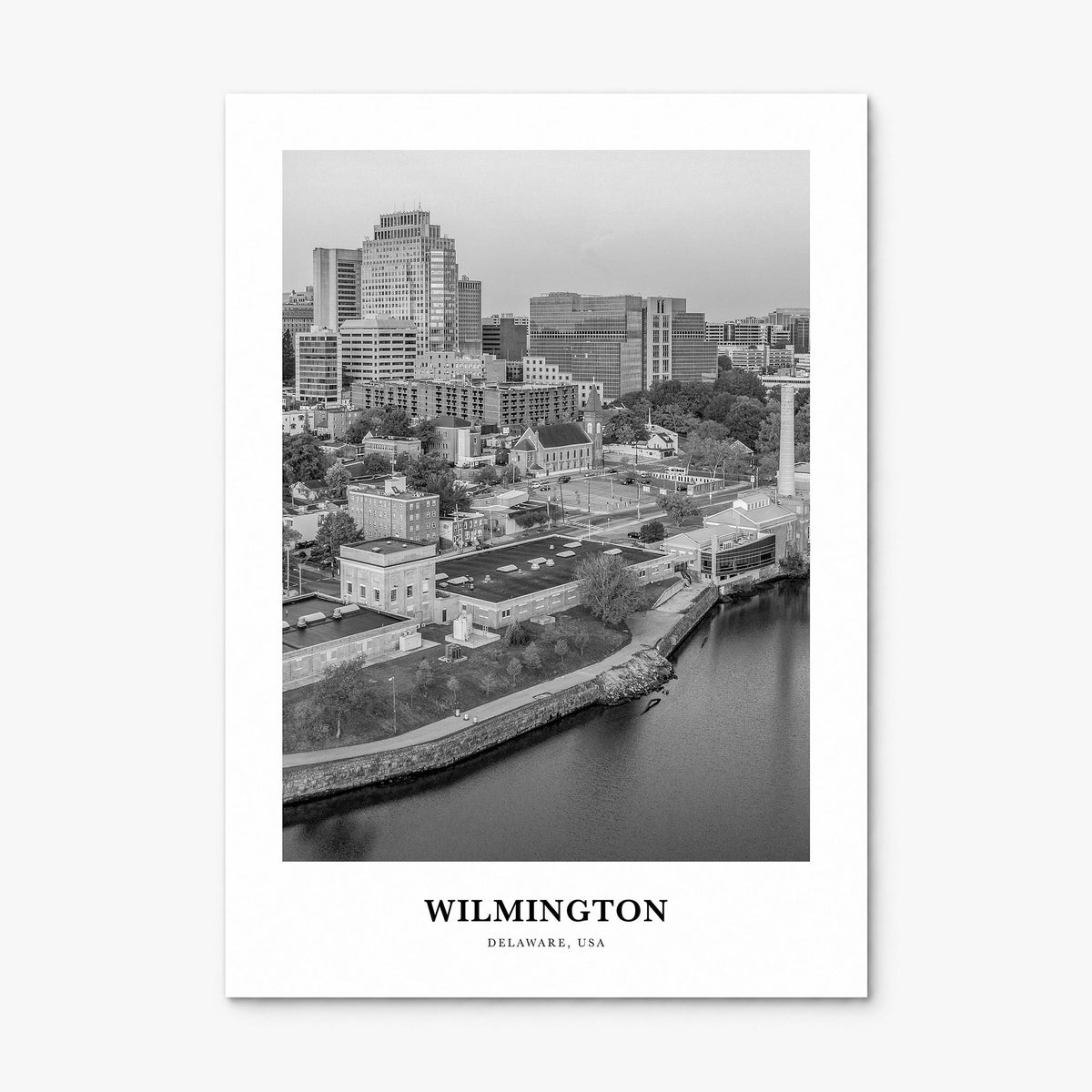 Wilmington, Delaware Classic Poster, print only (unframed)