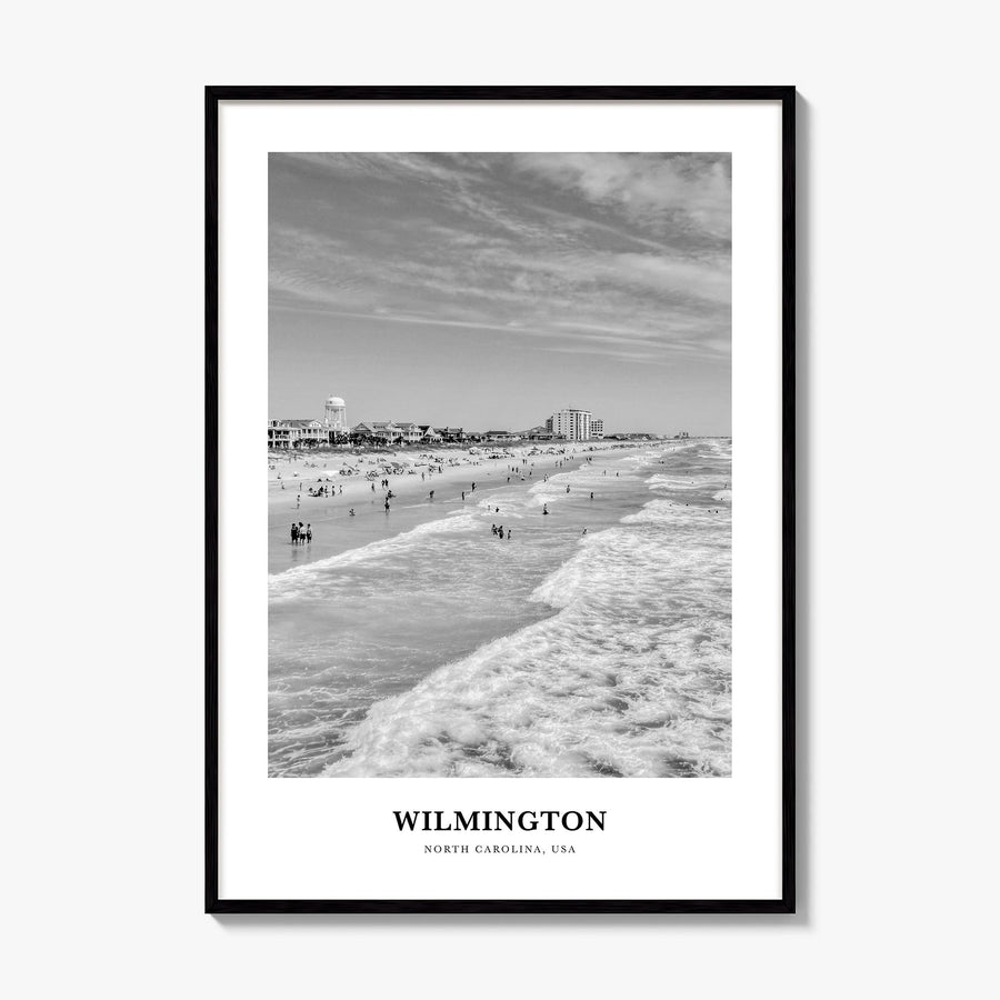 Wilmington, North Carolina Classic No 1 Poster, framed poster mockup