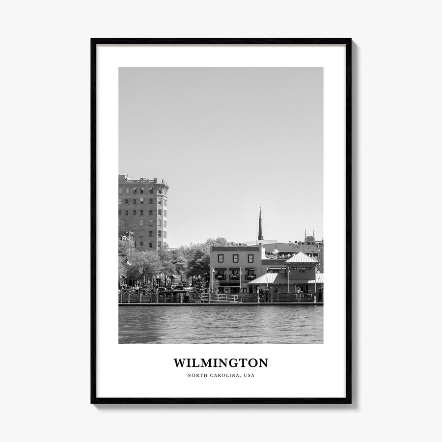 Wilmington, North Carolina Classic No 2 Poster, framed poster mockup