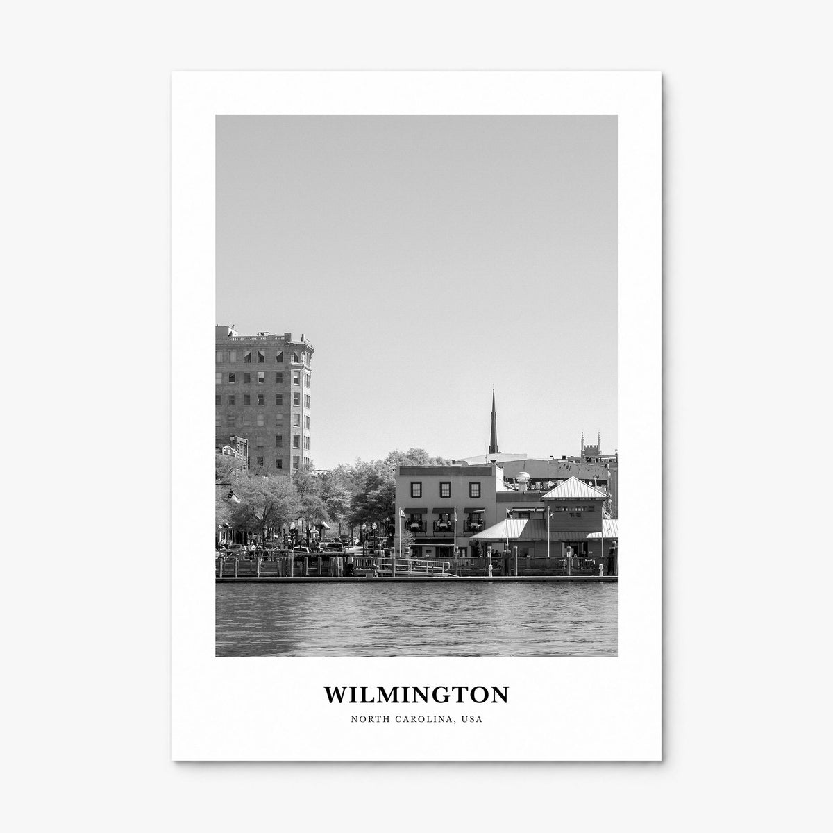 Wilmington, North Carolina Classic No 2 Poster, print only (unframed)
