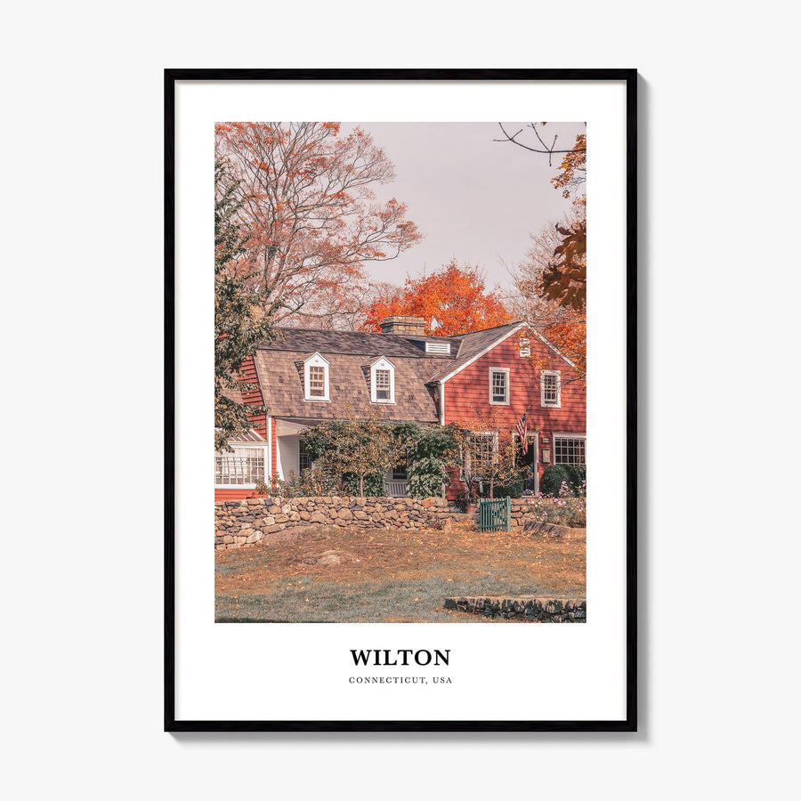Wilton Classic Poster, framed poster mockup