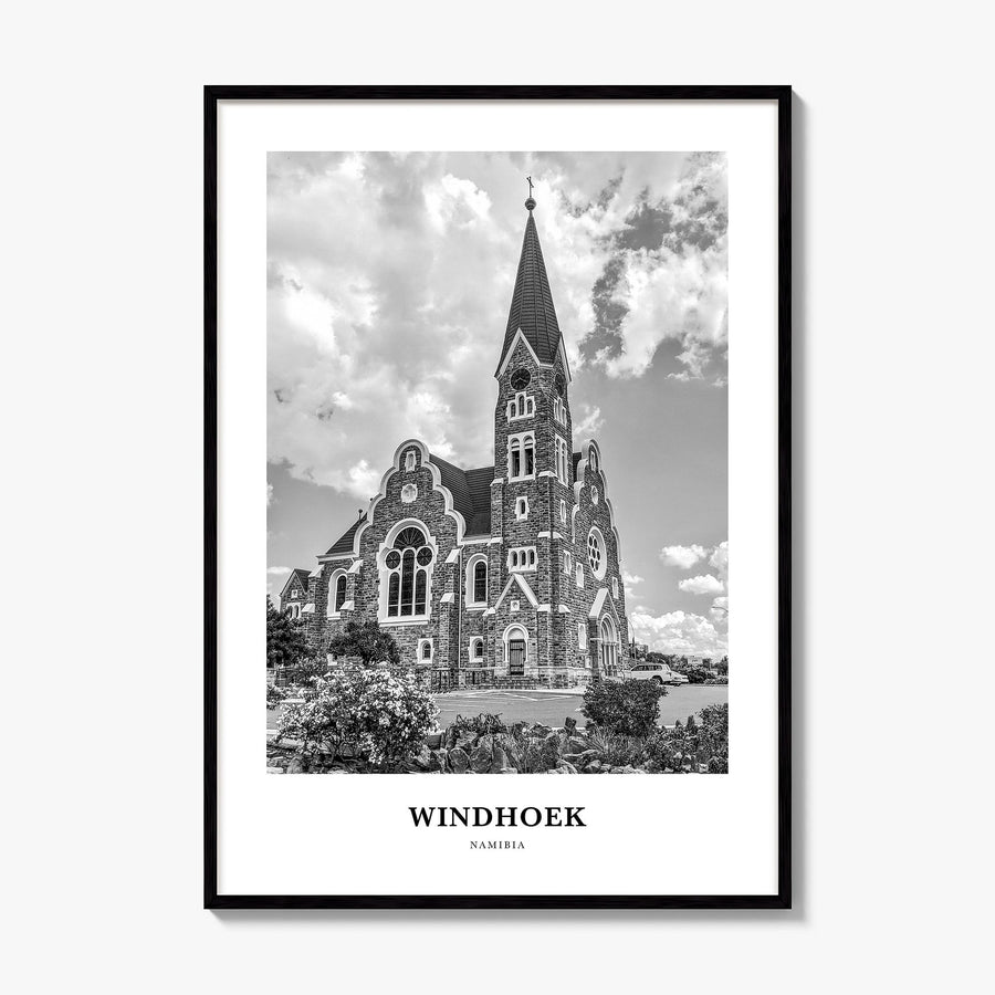 Windhoek Classic Poster, framed poster mockup