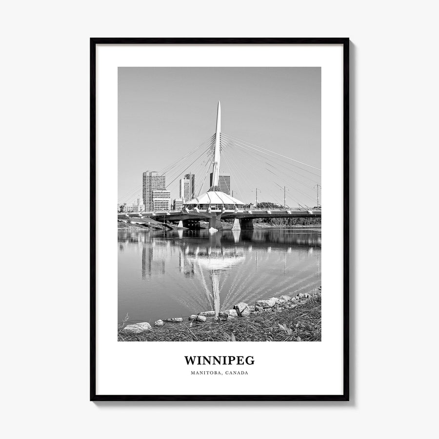 Winnipeg Classic No 2 Poster, framed poster mockup