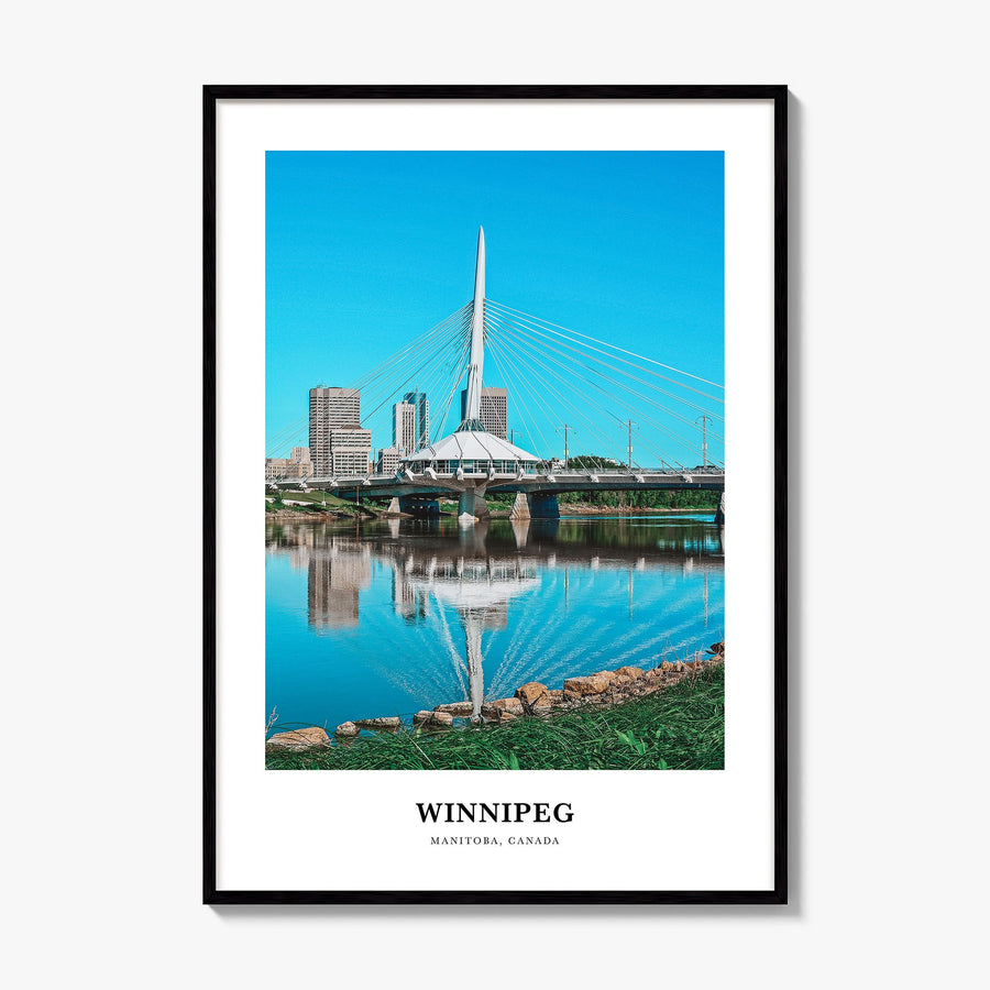 Winnipeg Classic No 1 Poster, framed poster mockup