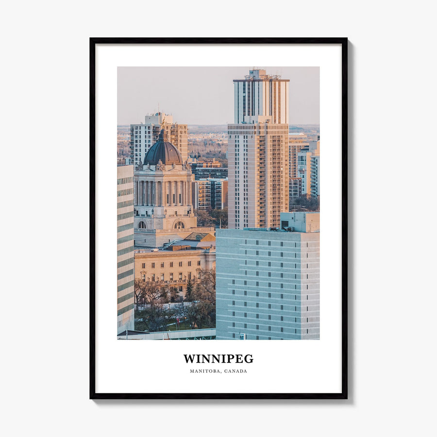 Winnipeg Classic No 2 Poster, framed poster mockup
