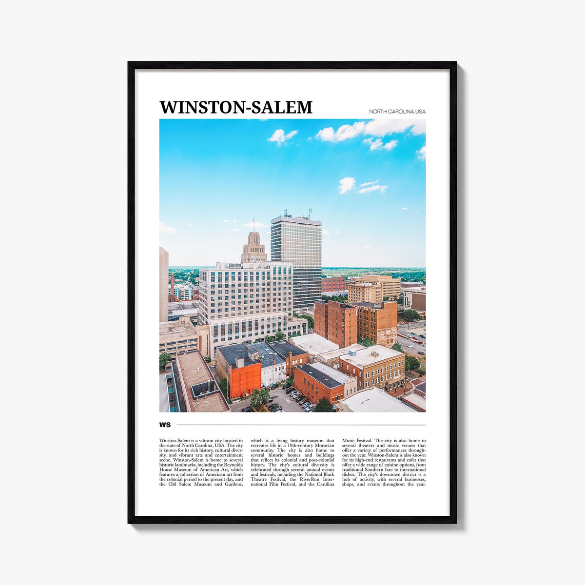 Winston-Salem Travel Poster
