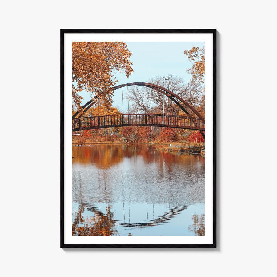 Wisconsin no. 3 colorful photo poster of United States – vertical wall art, unframed print shown in interior mockup
