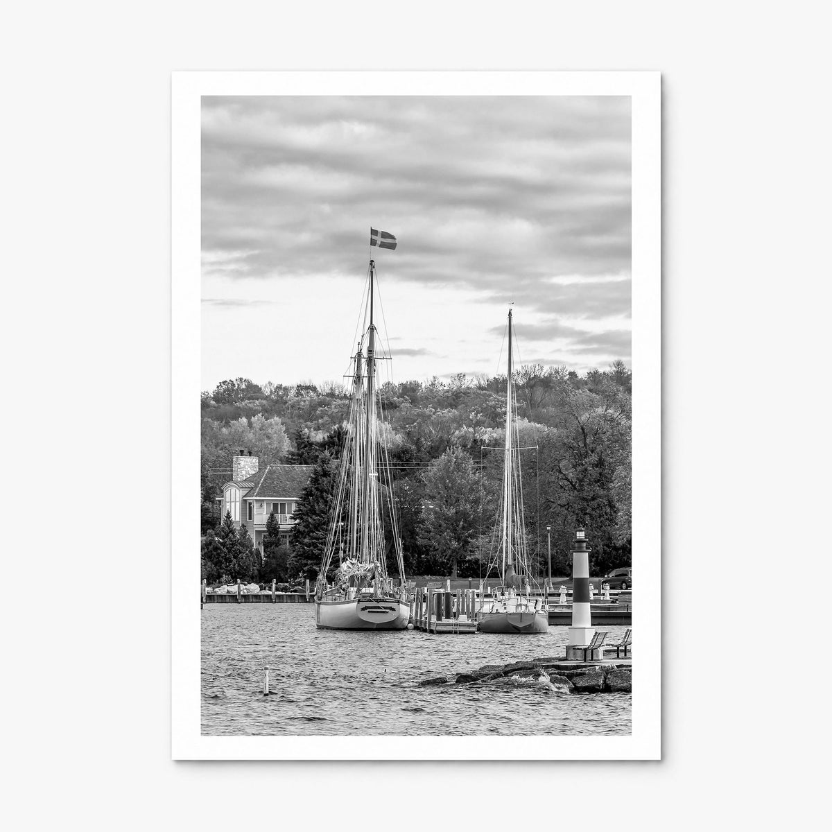 Wisconsin Photo Poster, print only (unframed), white border