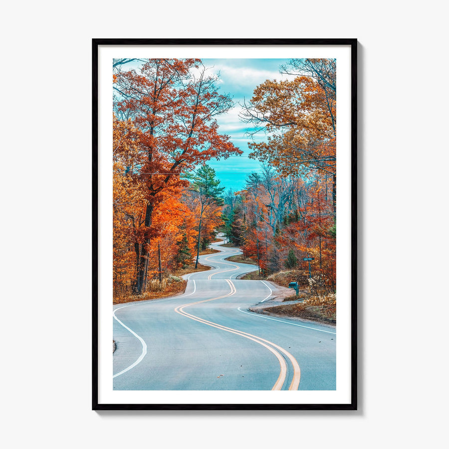 Wisconsin Photo No 2 Poster, framed poster mockup, white border