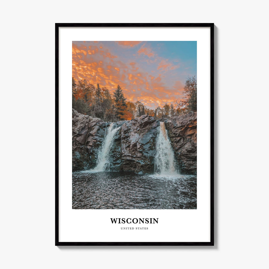 Wisconsin Classic No 2 Poster, framed poster mockup