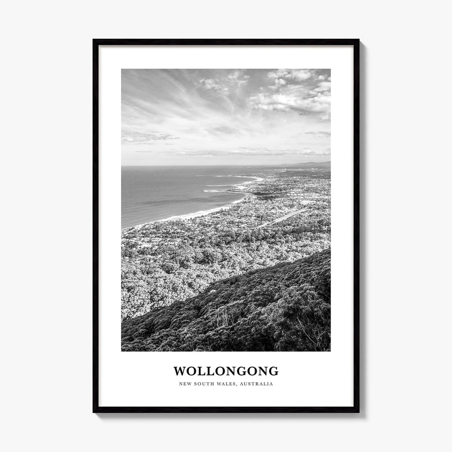 Wollongong Classic Poster, framed poster mockup
