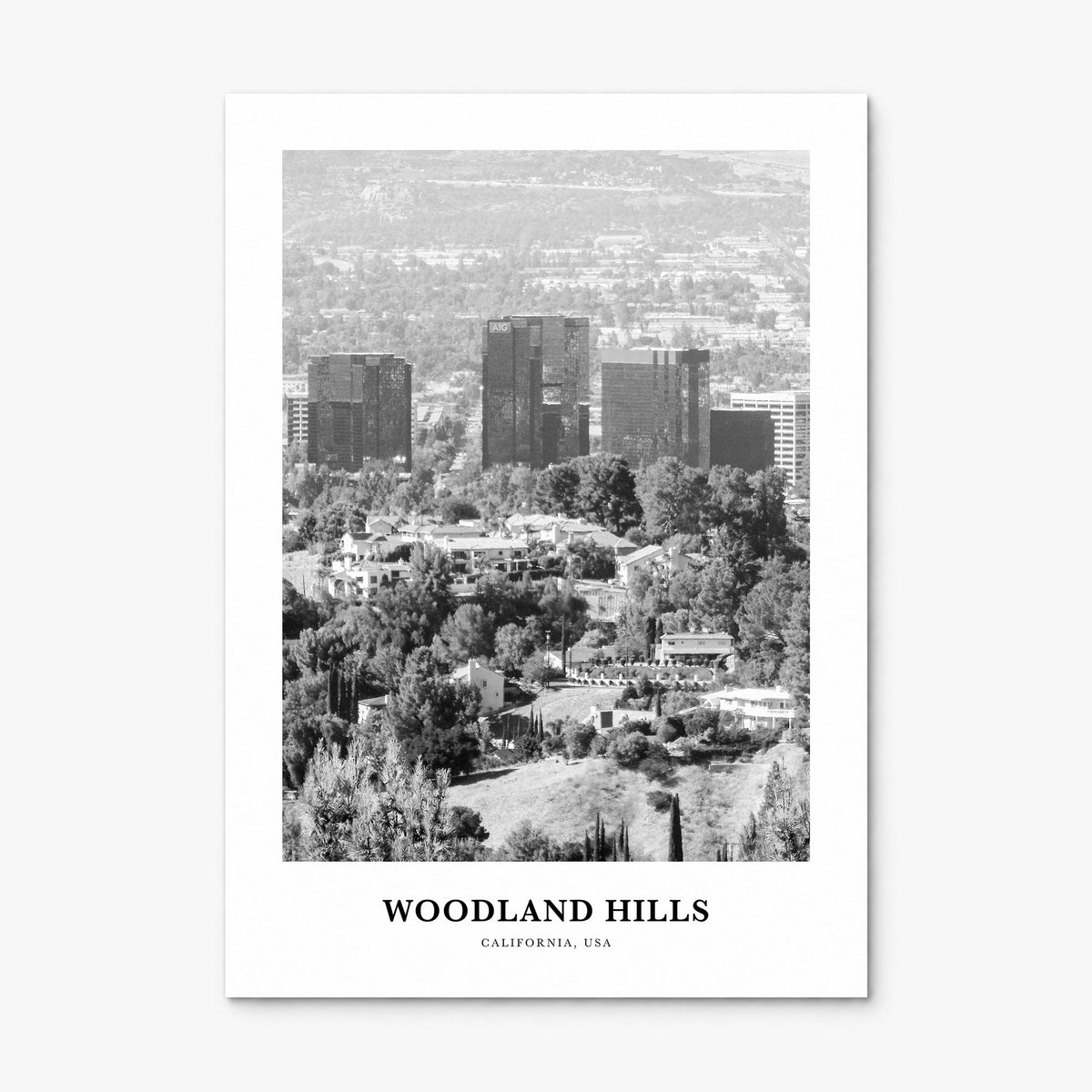 Woodland Hills Classic Poster, print only (unframed)