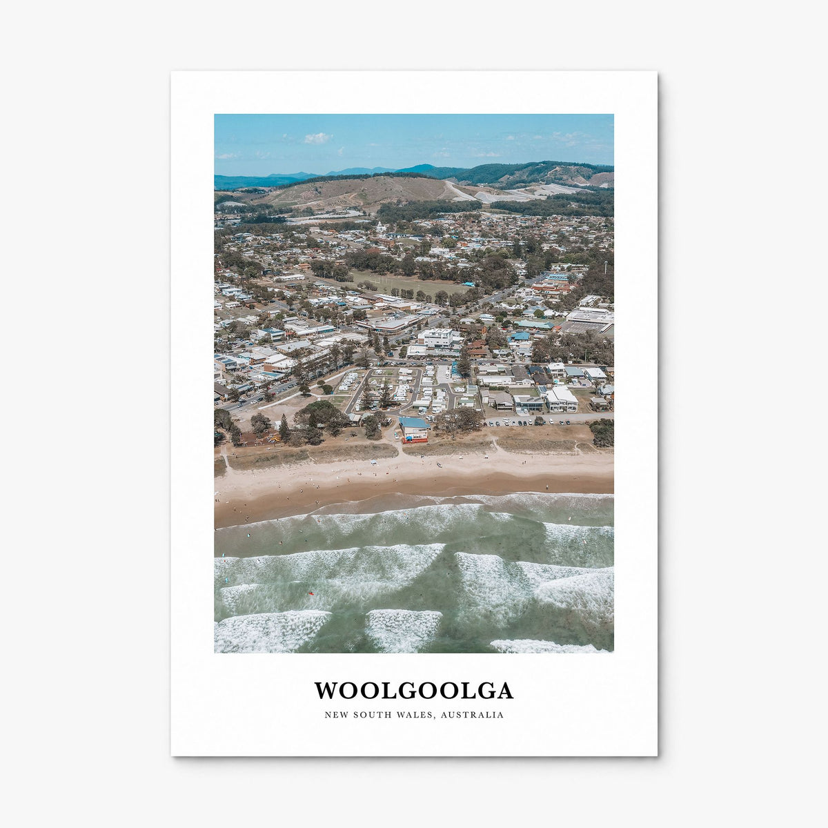 Woolgoolga Classic Poster, print only (unframed)