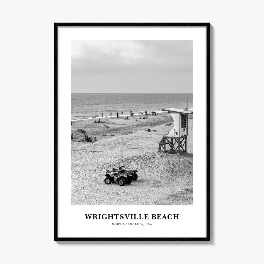 Wrightsville Beach Classic No 1 Poster, framed poster mockup