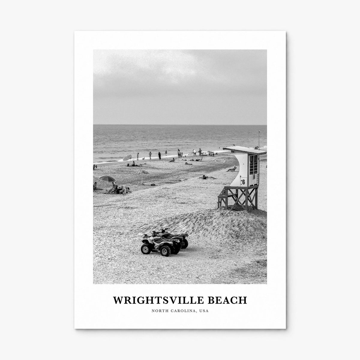 Wrightsville Beach Classic No 1 Poster, print only (unframed)