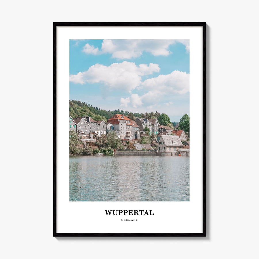 Wuppertal Classic Poster, framed poster mockup