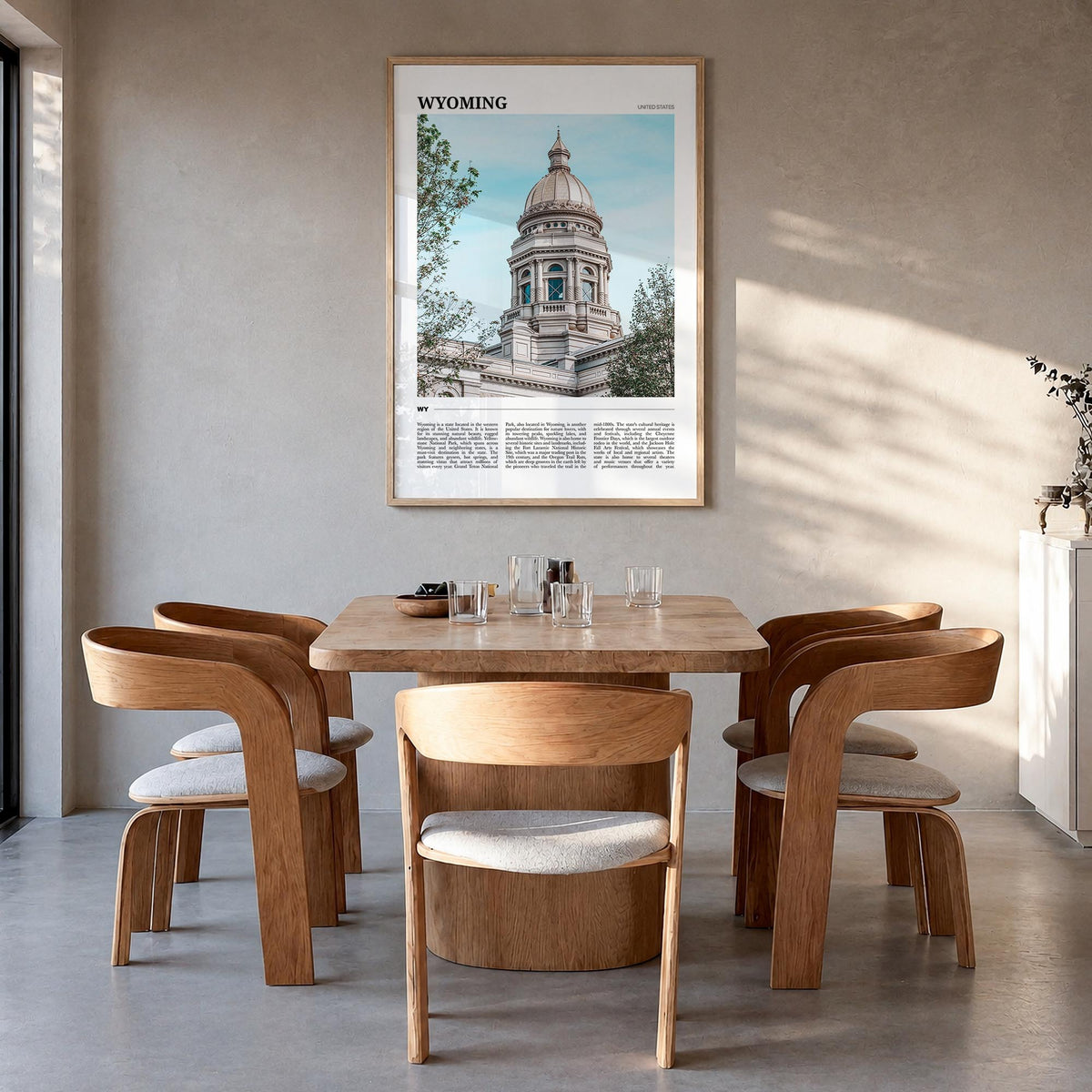 Wyoming Travel Poster