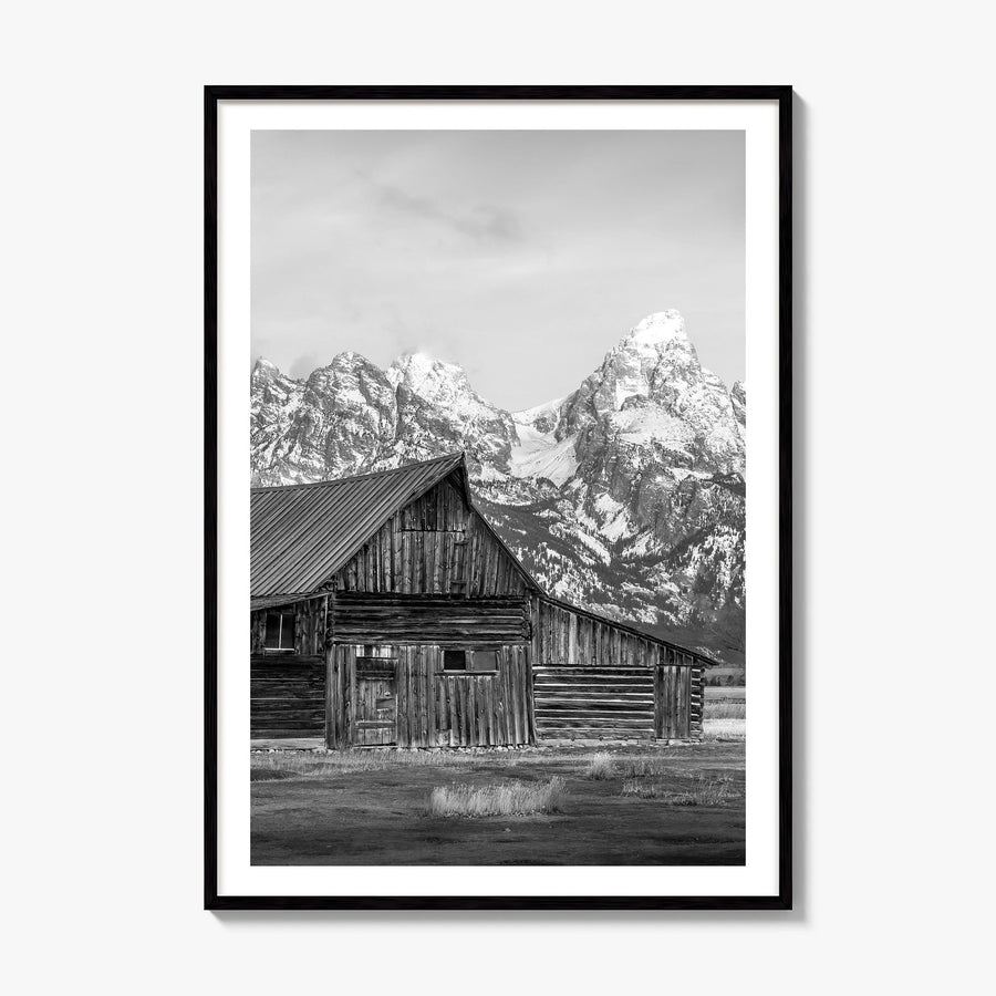 Wyoming Photo Poster, framed poster mockup, white border