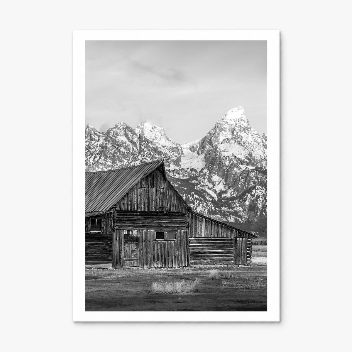 Wyoming Photo Poster, print only (unframed), white border