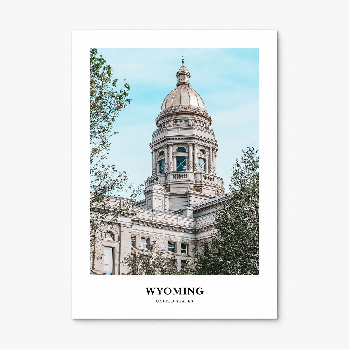 Wyoming Classic Poster, print only (unframed)