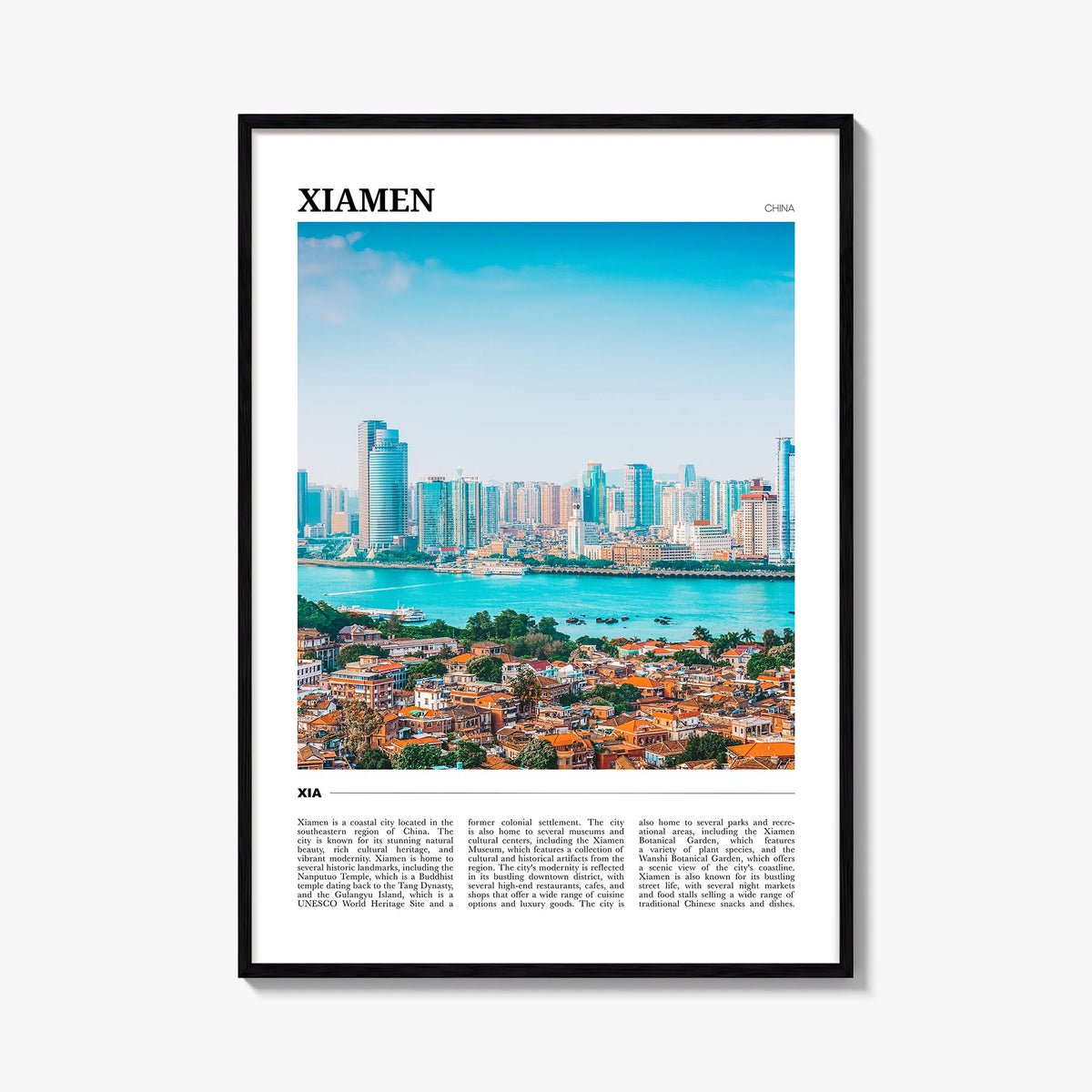 Xiamen Travel Poster