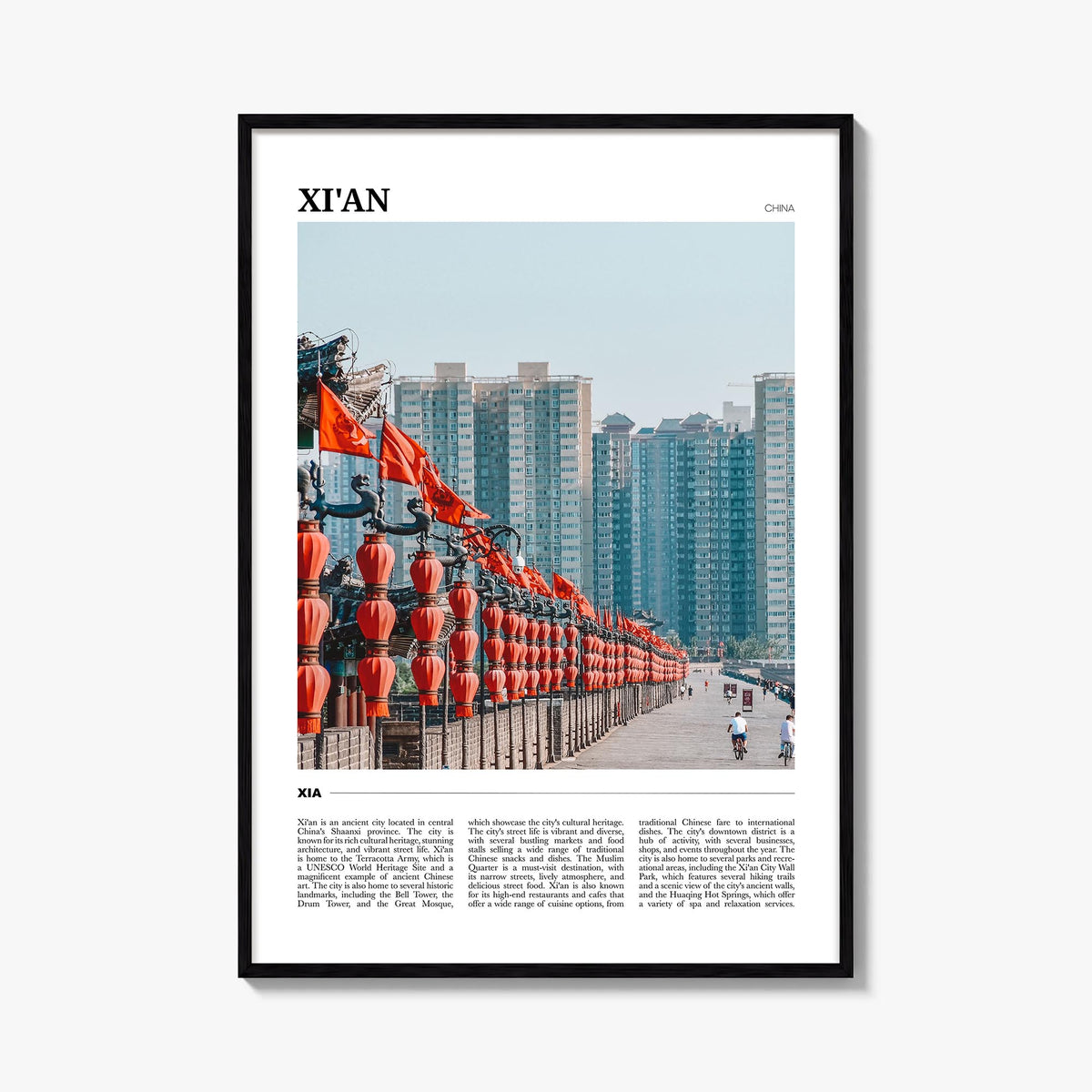 Xi'an Travel Poster