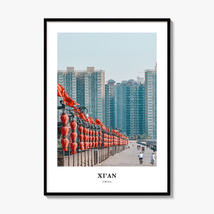 Xi'an Classic Poster, framed poster mockup