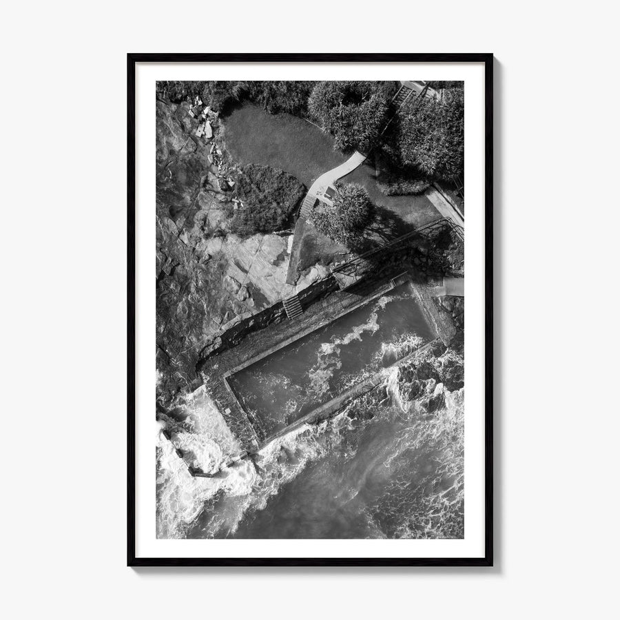 Yamba Photo No 2 Poster, framed poster mockup, white border